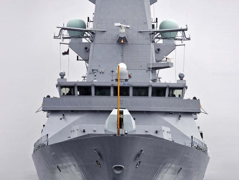 Hull-mounted sonar